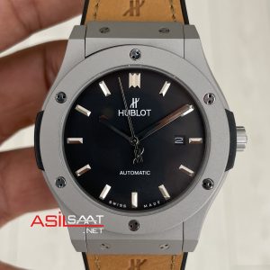 Hublot Classic Fusion Siyah Kadran 42 mm Kahverengi Replika Saat