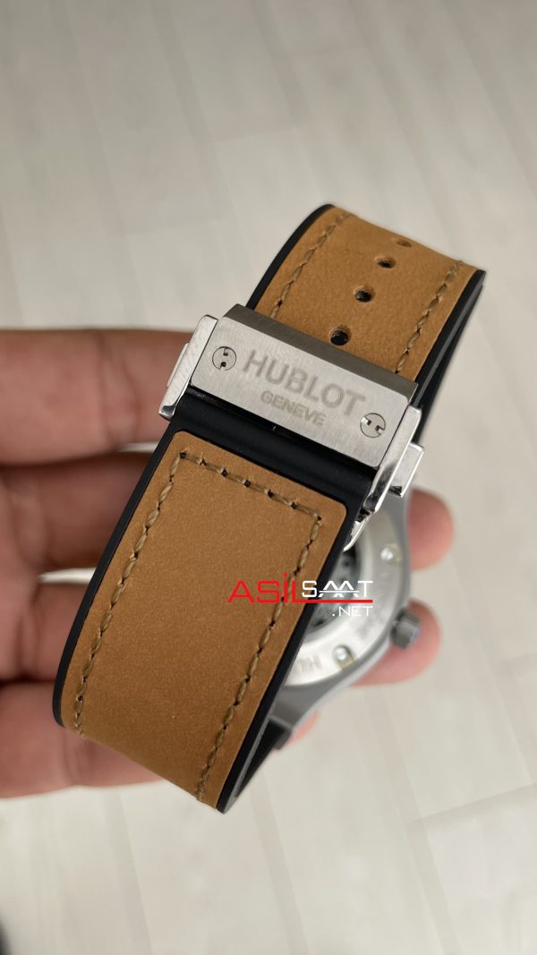 Hublot Classic Fusion Siyah Kadran 42 mm Kahverengi Replika Saat