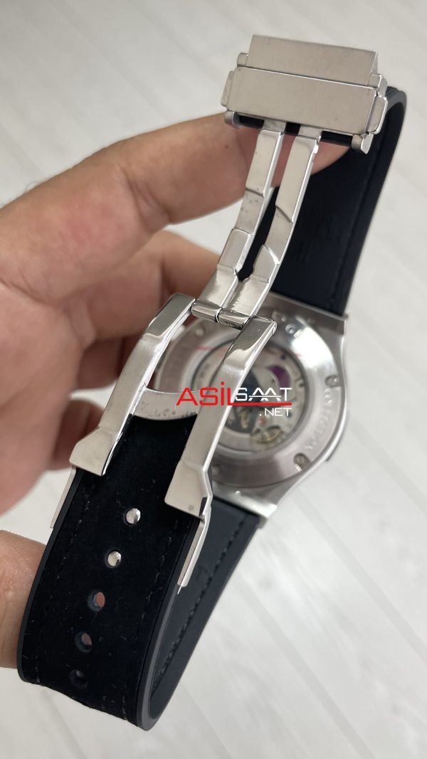 Hublot Classic Fusion Siyah Kadran 42mm Silver Replika Saat