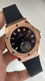 Hublot Classic Fusion Tourbillon Siyah Kadran 42mm Rose Replika Saat