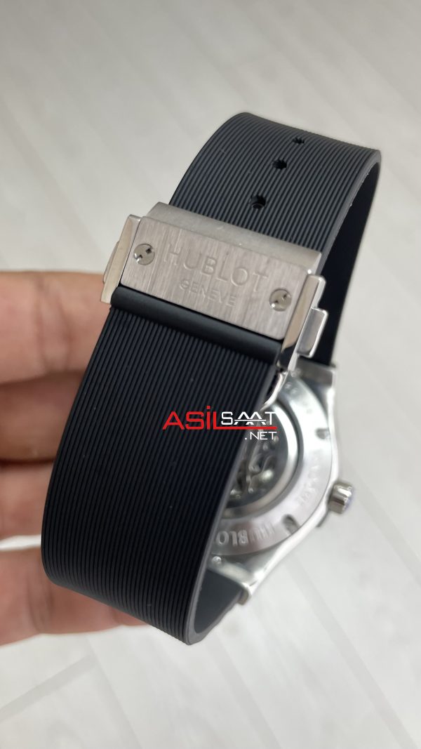 Hublot Classic Fusion Tourbillon Siyah Kadran 42mm Silver Replika Saat Hublot Classic Fusion Tourbillon Siyah Kadran 42mm Silver Replika Saat