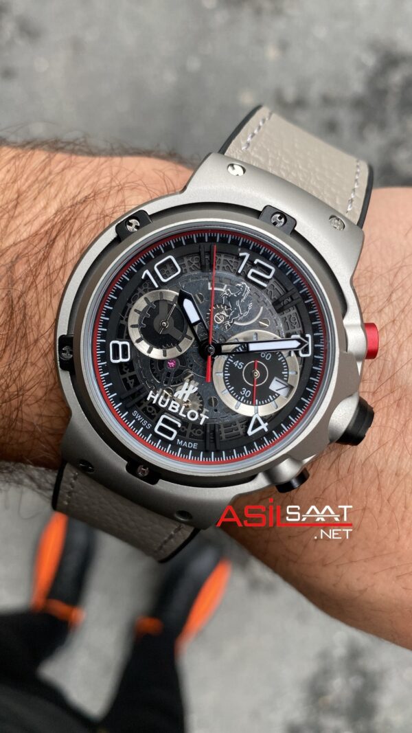 Hublot Ferrari Gt Classic Fushion Gri Replika Saat HBFG003