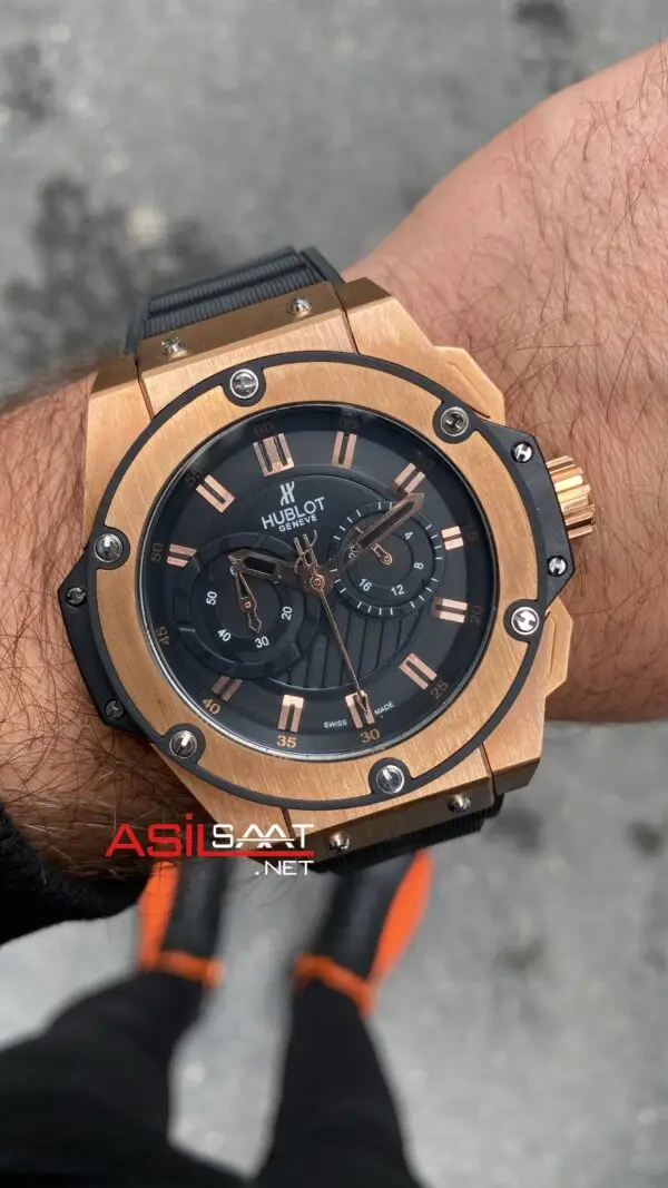 Hublot Foudroyante Big Bang King Power Siyah Kadran Rose Gold Kasa HBPF002