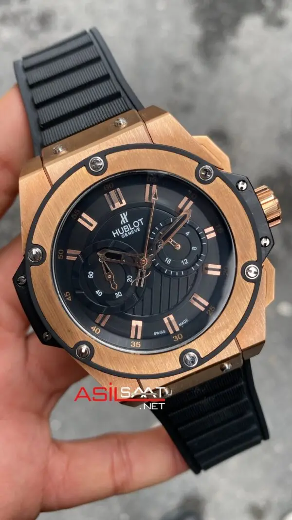 Hublot Foudroyante Big Bang King Power Siyah Kadran Rose Gold Kasa HBPF002
