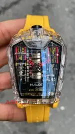 Hublot LaFerrari MP 05 Sarı Kordon Şeffaf Kasa HBFL004