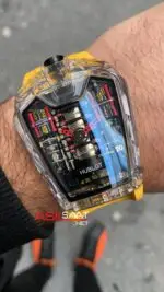 Hublot LaFerrari MP 05 Sarı Kordon Şeffaf Kasa HBFL004