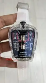 Hublot LaFerrari MP-05 Tourbillon Sapphire 46mm Şeffaf Replika Saat