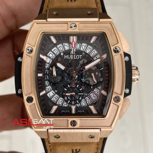 Hublot Spirit Of Big Bang King Senna Champion Kahverengi 45mm Rose Replika Saat