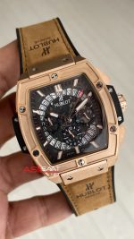 Hublot Spirit Of Big Bang King Senna Champion Kahverengi 45mm Rose Replika Saat