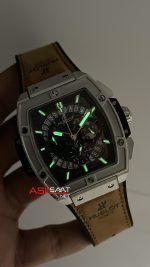Hublot Spirit Of Big Bang Senna Champion Kahverengi 45mm Silver Replika Saat
