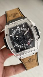 Hublot Spirit Of Big Bang Senna Champion Kahverengi 45mm Silver Replika Saat