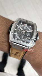 Hublot Spirit Of Big Bang Senna Champion Kahverengi 45mm Silver Replika Saat