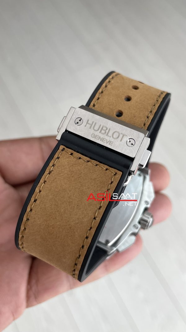 Hublot Spirit Of Big Bang Senna Champion Kahverengi 45mm Silver Replika Saat