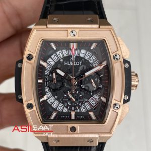 Hublot Spirit Of Big Bang Senna Champion Siyah 45mm Rose Replika Saat