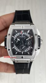 Hublot Spirit Of Big Bang Senna Champion Siyah 45mm Silver Replika Saat