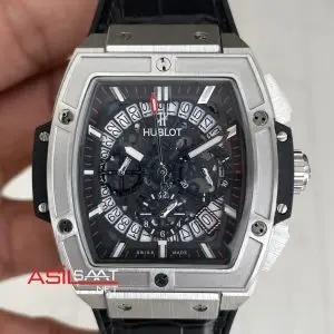 Hublot Spirit Of Big Bang Senna Champion Siyah 45mm Silver Replika Saat
