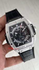 Hublot Spirit Of Big Bang Senna Champion Siyah 45mm Silver Replika Saat