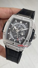 Hublot Spirit Of Big Bang Senna Champion Siyah 45mm Silver Replika Saat