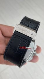 Hublot Spirit Of Big Bang Senna Champion Siyah 45mm Silver Replika Saat