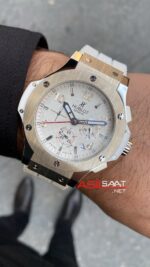 Hublot Tuiga 1909 Big Bang Beyaz Kadran Gümüş Kasa HBT006