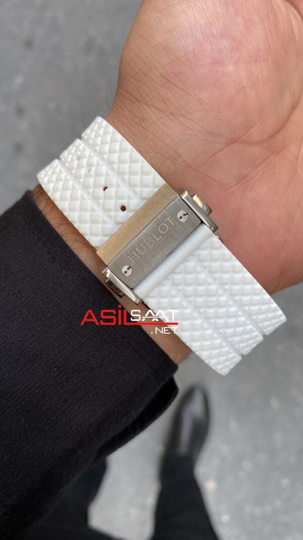 Hublot Tuiga 1909 Big Bang Beyaz Kadran Gümüş Kasa HBT006