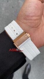 Hublot Tuiga 1909 Big Bang Beyaz Kadran Rose Kasa Replika Saat HBT007