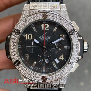 Hublot Tuiga 1909 Big Bang Taşlı Gümüş Kasa 41 mm Replika Saat HBT009
