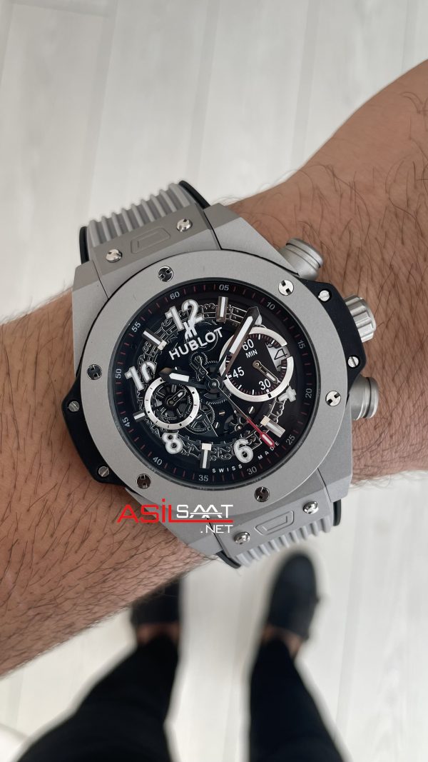 Hublot Unico Big Bang 44mm Grey Replika Saat