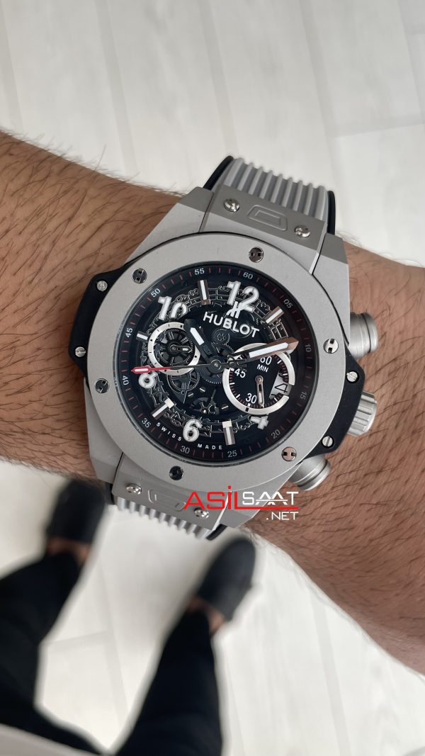 Hublot Unico Big Bang 44mm Grey Replika Saat