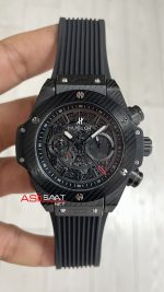 Hublot Unico Big Bang Black Magic 44mm Siyah Replika Saat