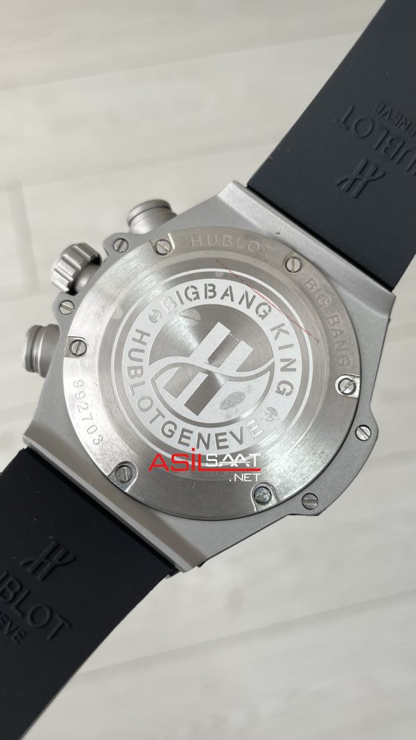 Hublot Unico Diamond Big Bang King 44mm Silver Replika Saat