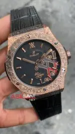Hublot Vendome Classic Fushion İşlemeli Rose Kasa HBV026