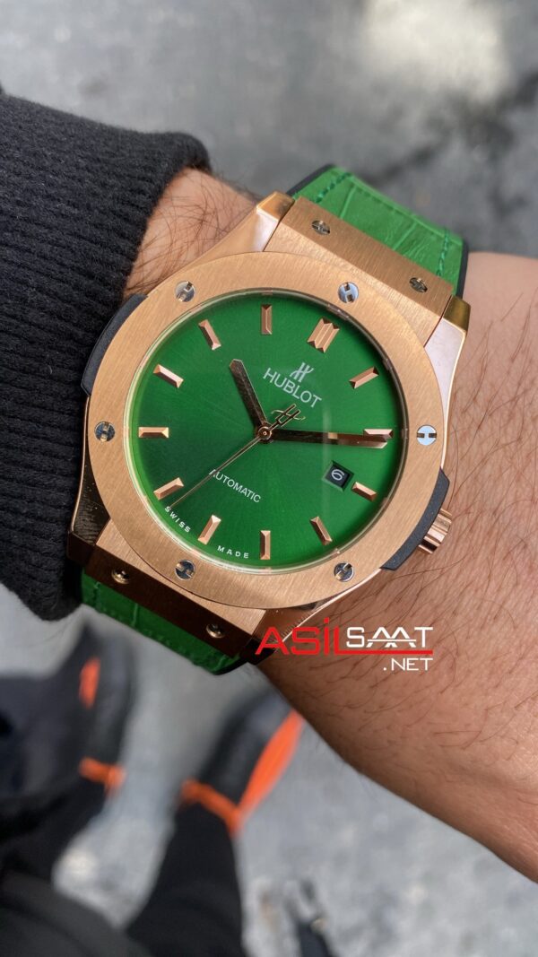Hublot Vendome Rose Yeşil Kadran HBV022