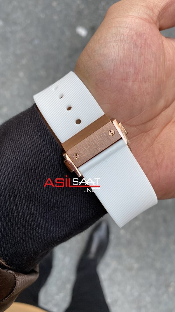 Hublot Vendome Taşlı Beyaz Rose HBV013