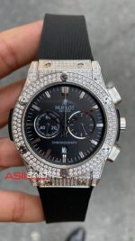 Hublot Vendome Taşlı Gümüş Kasa HBV007