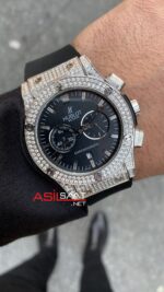 Hublot Vendome Taşlı Gümüş Kasa HBV007