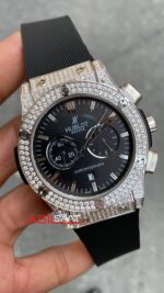 Hublot Vendome Taşlı Gümüş Kasa HBV007