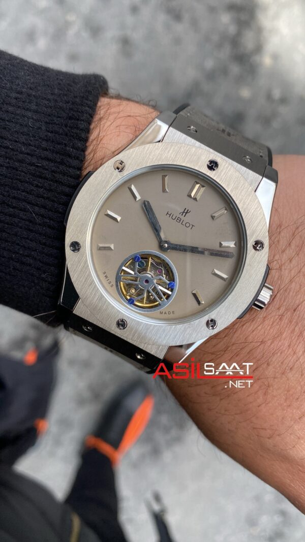 Hublot Vendome Tourbillon Classic Fushion Grey 41 mm Replika Saat HBV032 Hublot Vendome Tourbillon Classic Fushion Grey 41 mm Replika Saat HBV032