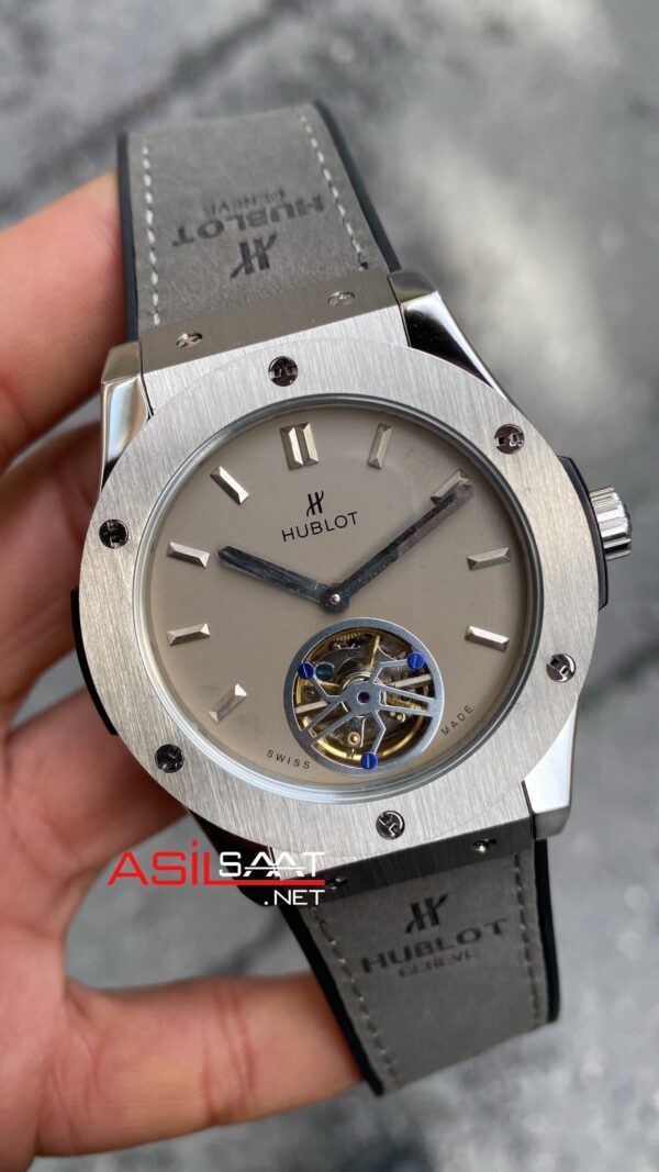 Hublot Vendome Tourbillon Classic Fushion Grey 41 mm Replika Saat HBV032 Hublot Vendome Tourbillon Classic Fushion Grey 41 mm Replika Saat HBV032