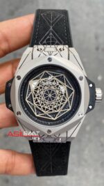 Hublot Big Bang Unico Sang Bleu King Silver Kadran Siyah HBSB005