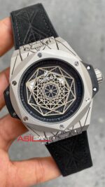 Hublot Big Bang Unico Sang Bleu King Silver Kadran Siyah HBSB005