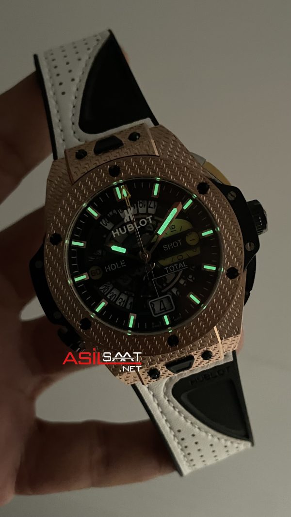 Hublot Golf Unico Big Bang 45mm Rose Replika Saat