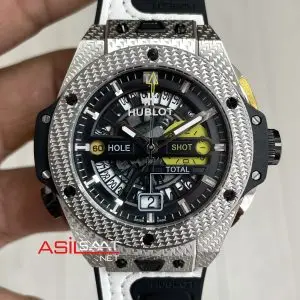 Hublot Golf Unico Big Bang 45mm Silver Replika Saat