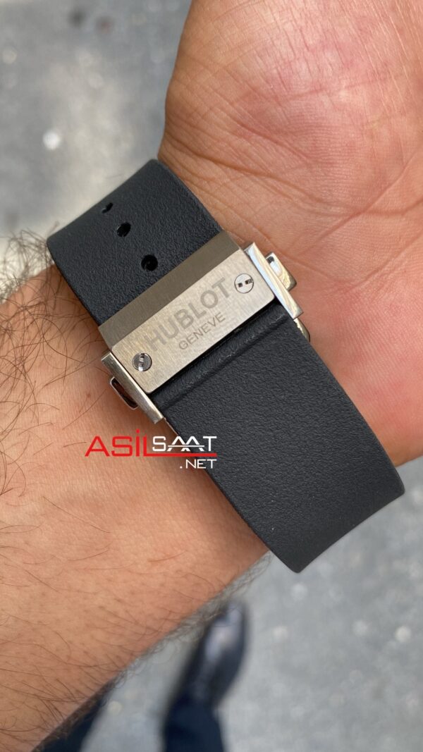 Hublot Orlinski Classic Fushion Siyah Kadran Gümüş Kasa Replika Saat HBOV001
