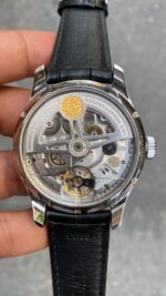 Iwc Portugieser Annual Calendar IW503501 52850 44 mm Silver Beyaz Kadran Deri Kordon Super Klon Eta Saat