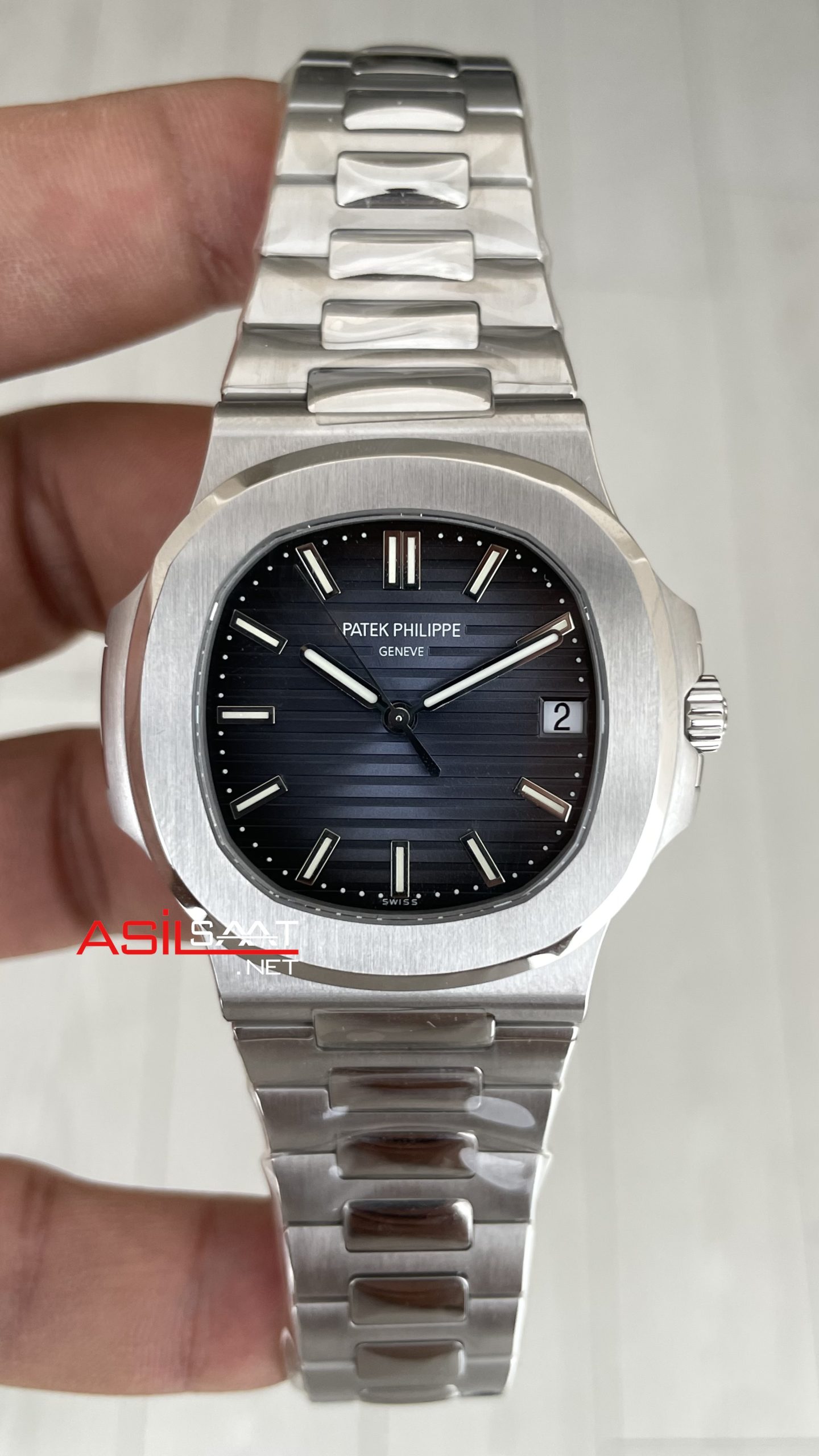 Patek Philippe Nautilus 5711 Mavi Kadran 40mm Super Clone Swiss ETA Saat PPF Factory Patek Philippe Nautilus 5711 Mavi Kadran 40mm Super Clone Swiss ETA Saat PPF Factory