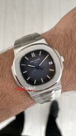 Patek Philippe Nautilus 5711 Mavi Kadran 40mm Super Clone Swiss ETA Saat PPF Factory