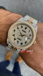 Rolex Datejust Arabic Dial Diamond 126334 Jubilee 41 mm 3235 Super Klon Eta Saat
