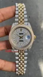 Rolex Datejust Diamond 126334 Jubilee 41 mm 3235 Super Klon Eta Saat