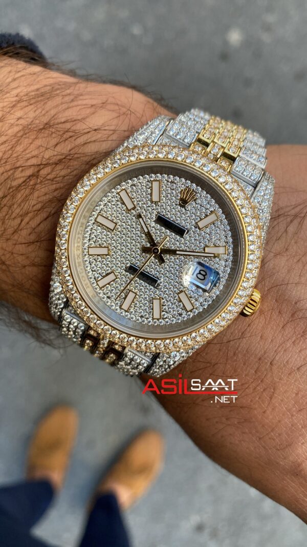 Rolex Datejust Diamond 126334 Jubilee 41 mm 3235 Super Klon Eta Saat